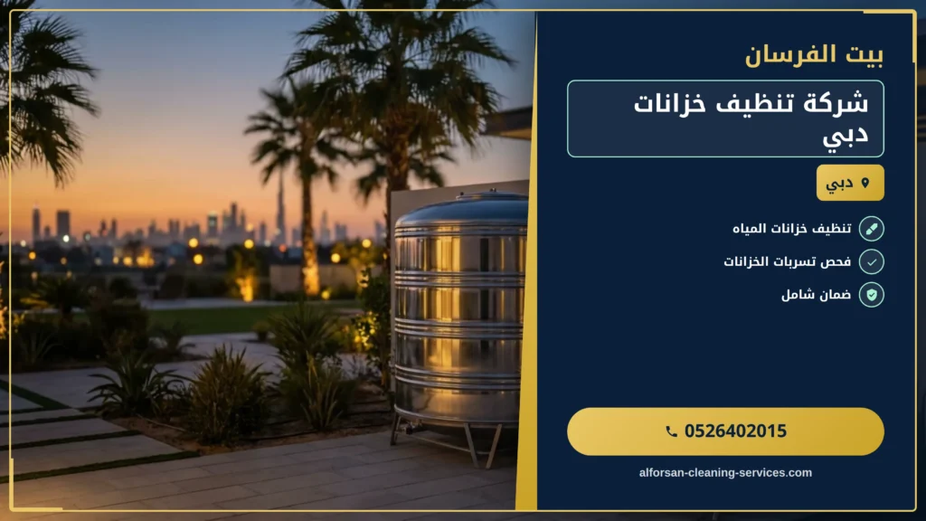 صورة شركة تنظيف خزانات دبي