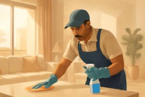 شركة تنظيف منازل بالساعة في العين: حلول طوارئ سريعة