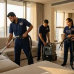 صورة تنظيف كنب بالبخار في أبوظبي